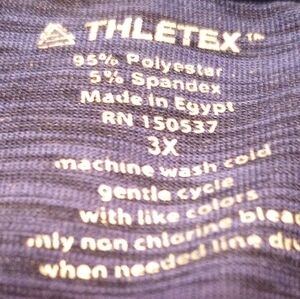 🐮🐄 Thletex Mens Athletic 3XL Short Sleeve T-Shirt